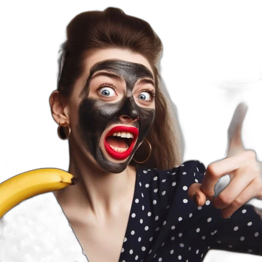 mask, face, creature, hair transparent PNG cut-out