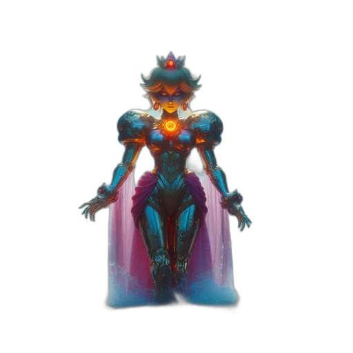 robot, crown, creature, mask transparent PNG cut-out