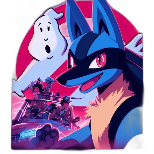 mask, concept art, comic book art, pixel art transparent PNG cut-out