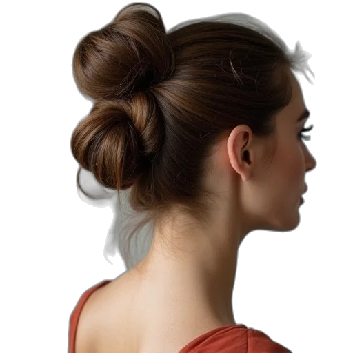hair, face, jewelry, staff transparent PNG cut-out