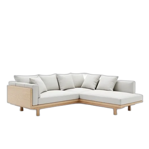 furniture, 3d render, earth tones, modern transparent PNG cut-out