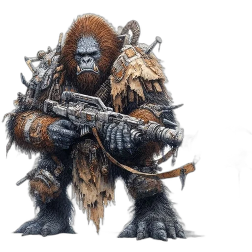weapon, animal, concept art, fantasy art transparent PNG cut-out