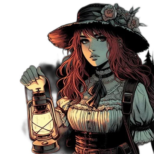 comic book art, concept art, fantasy art, pixel art transparent PNG cut-out