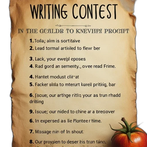 list, prompts, writing, contest transparent PNG cut-out
