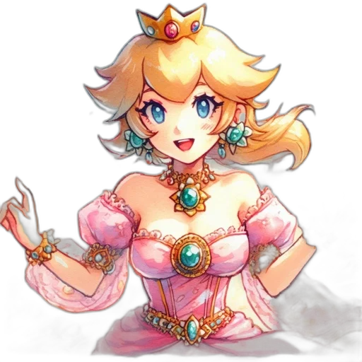 crown, dress, jewelry, staff transparent PNG cut-out