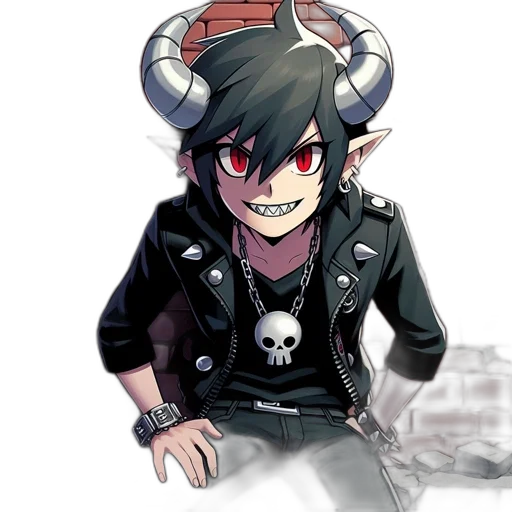 jacket, mask, creature, weapon transparent PNG cut-out