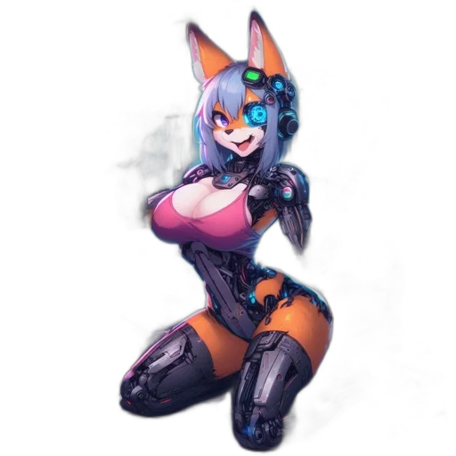 robot, staff, mask, dress transparent PNG cut-out