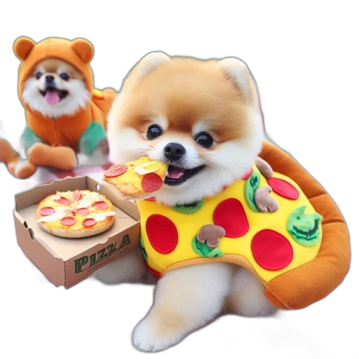 food, animal, 3d render, photorealistic transparent PNG cut-out