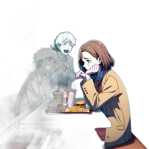 food, jacket, creature, face transparent PNG cut-out