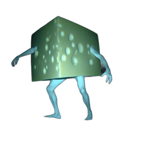 robot, creature, umbrella, hat transparent PNG cut-out
