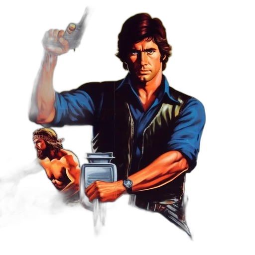 weapon, jacket, sword, staff transparent PNG cut-out
