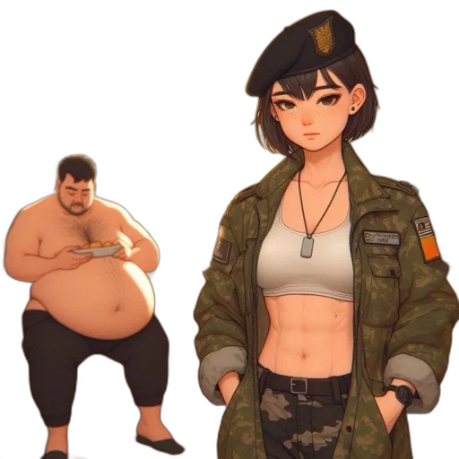 jacket, weapon, concept art, pixel art transparent PNG cut-out