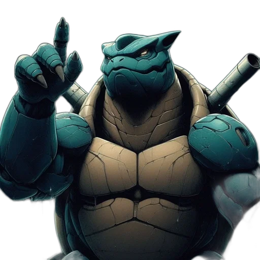animal, concept art, comic book art, 3d render transparent PNG cut-out