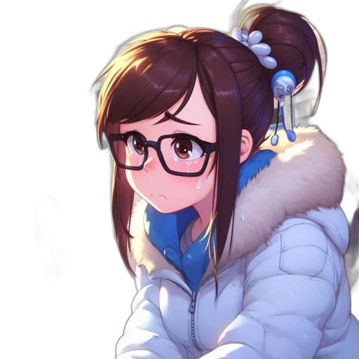 jacket, staff, face, weapon transparent PNG cut-out