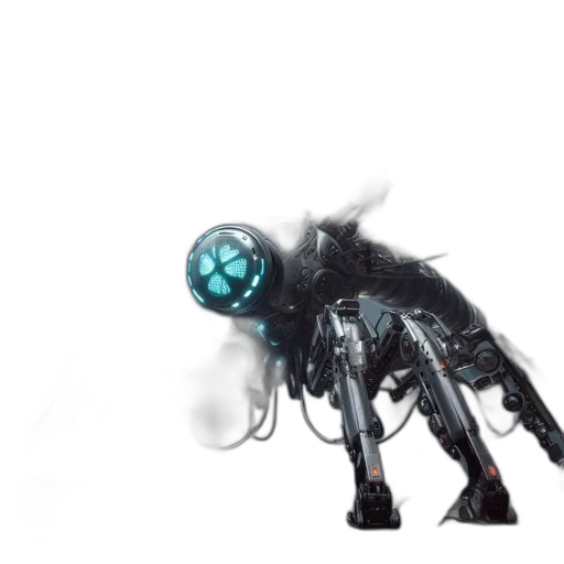 robot, creature, animal, weapon transparent PNG cut-out