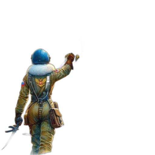 weapon, sword, staff, jacket transparent PNG cut-out