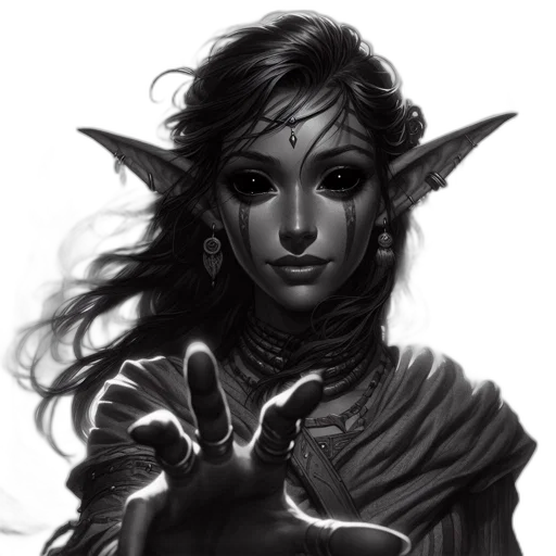 face, mask, staff, dragon transparent PNG cut-out