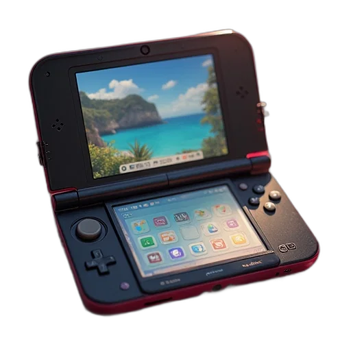 weapon, 3d render, red, nintendo transparent PNG cut-out