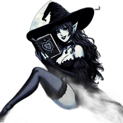 hat, mask, staff, dress transparent PNG cut-out