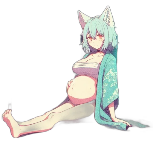 creature, dragon, staff, dress transparent PNG cut-out