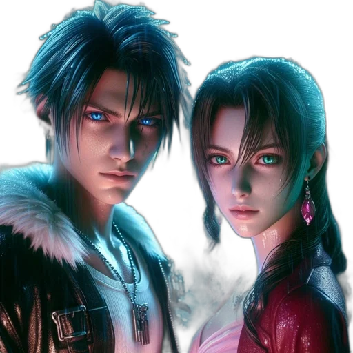 fantasy art, concept art, photorealistic, cyberpunk transparent PNG cut-out