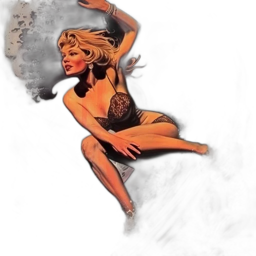 comic book art, concept art, fantasy art, cartoon transparent PNG cut-out