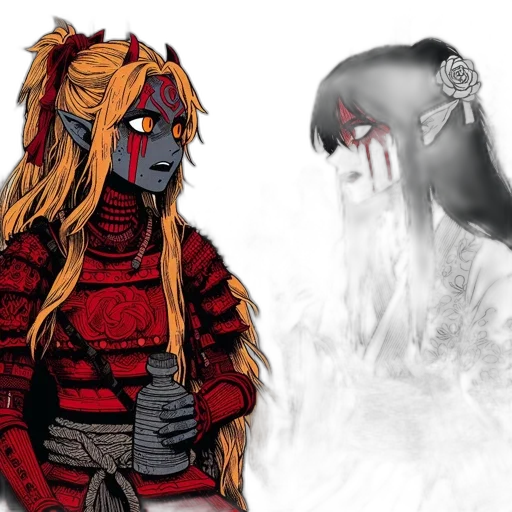 mask, concept art, fantasy art, anime transparent PNG cut-out
