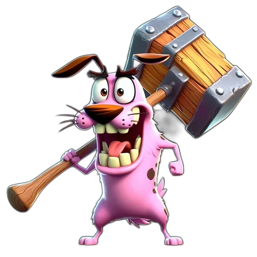 animal, weapon, staff, creature transparent PNG cut-out