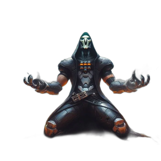 creature, mask, staff, weapon transparent PNG cut-out