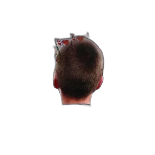hair, face, staff, crown transparent PNG cut-out