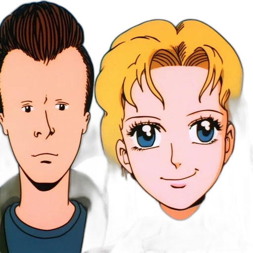 face, cartoon, anime, comic book art transparent PNG cut-out