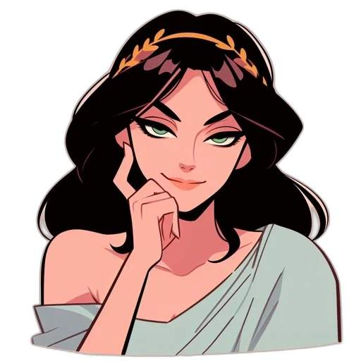 crown, jewelry, staff, face transparent PNG cut-out