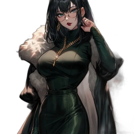 dress, staff, crown, dragon transparent PNG cut-out