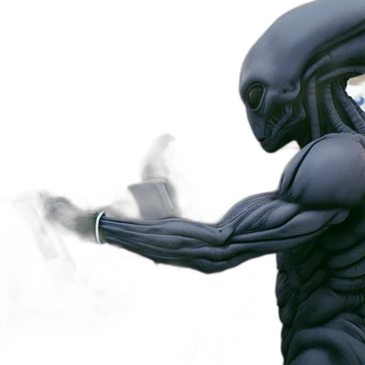 creature, concept art, 3d render, comic book art transparent PNG cut-out