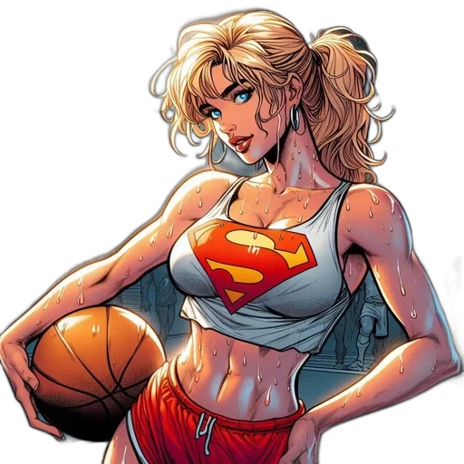 comic book art, concept art, cartoon, animated transparent PNG cut-out