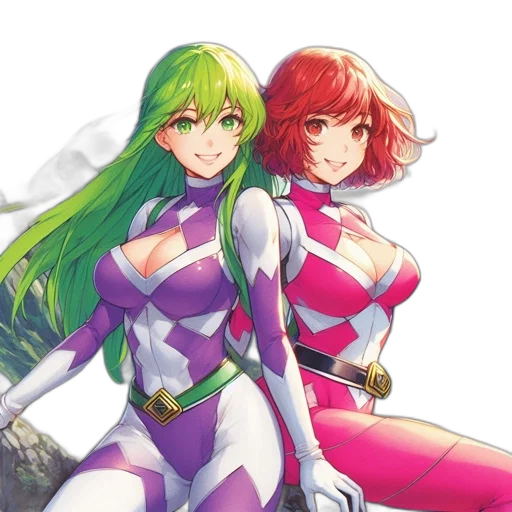 concept art, comic book art, anime, watercolor transparent PNG cut-out