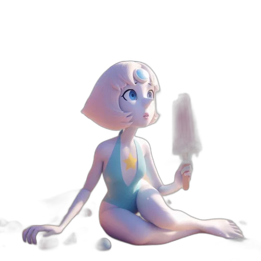 robot, staff, creature, dress transparent PNG cut-out