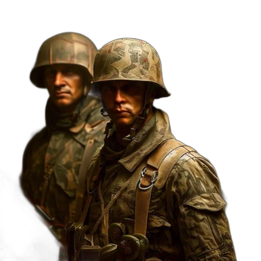 hat, jacket, weapon, face transparent PNG cut-out