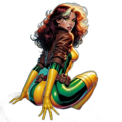 comic book art, concept art, fantasy art, cartoon transparent PNG cut-out