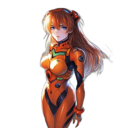 robot, dress, weapon, face transparent PNG cut-out