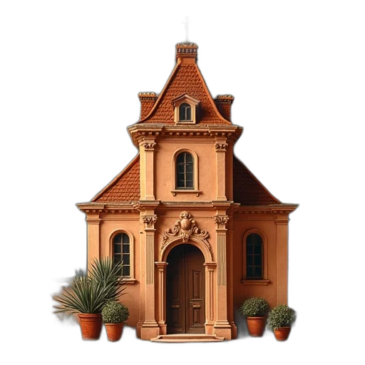 building, furniture, 3d render, photorealistic transparent PNG cut-out
