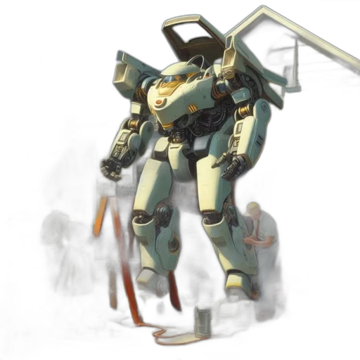robot, weapon, sword, concept art transparent PNG cut-out