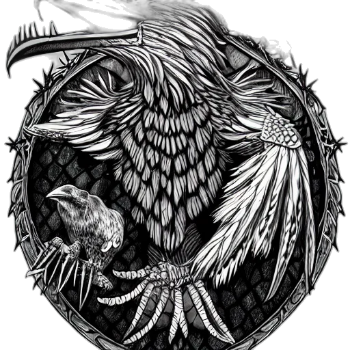 dragon, crown, staff, animal transparent PNG cut-out
