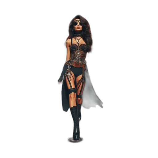 dress, concept art, fantasy art, 3d render transparent PNG cut-out