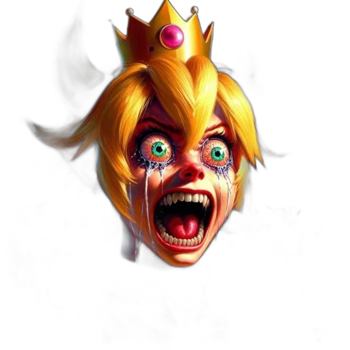 crown, face, mask, creature transparent PNG cut-out