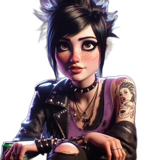 face, weapon, staff, jacket transparent PNG cut-out