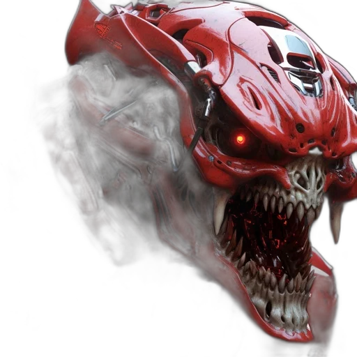 mask, creature, dragon, robot transparent PNG cut-out