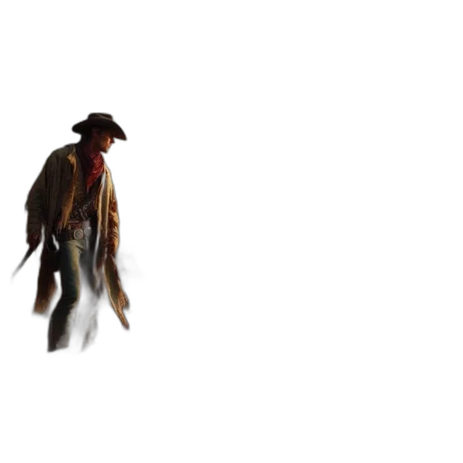 hat, staff, jacket, weapon transparent PNG cut-out