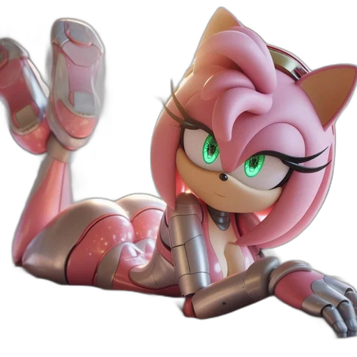 robot, concept art, 3d render, comic book art transparent PNG cut-out