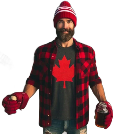 jacket, hat, concept art, 3d render transparent PNG cut-out